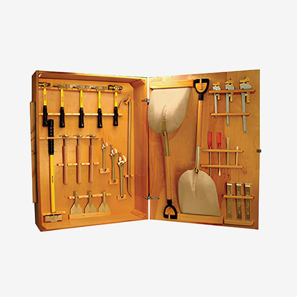 Set de palas y herramientas antichispa Ampco